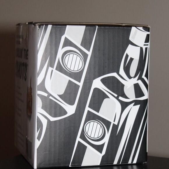 Protocol Calling the Shots Set of 6 Shot Glasses Mason Jars Cheers Gift Novelty - Picture 4 of 6